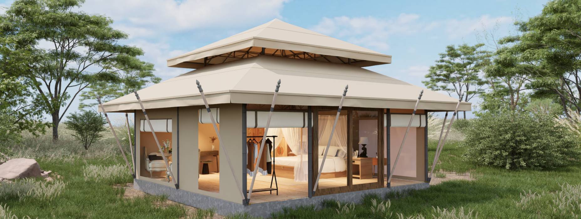 临海市户外野奢帐篷